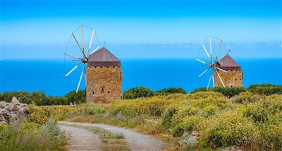 Insel Kreta Lassithi-Hochebene